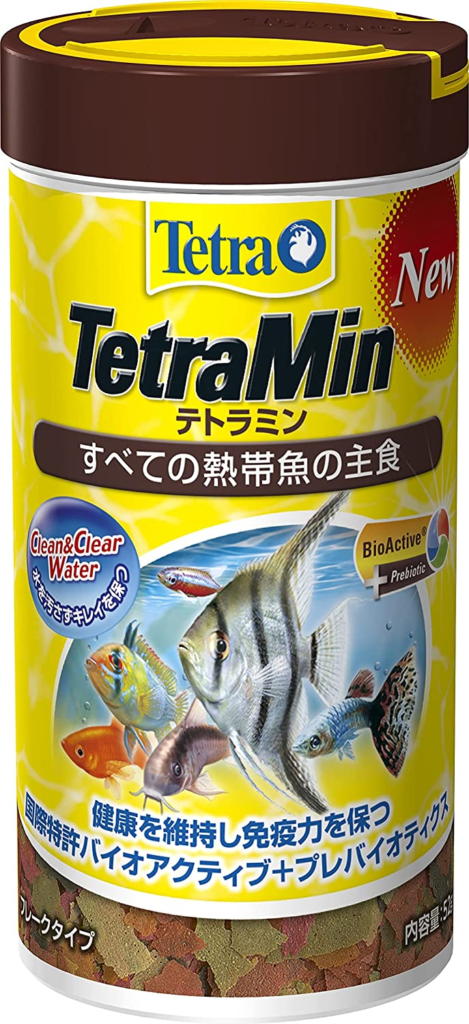 テトラミン熱帯魚の餌